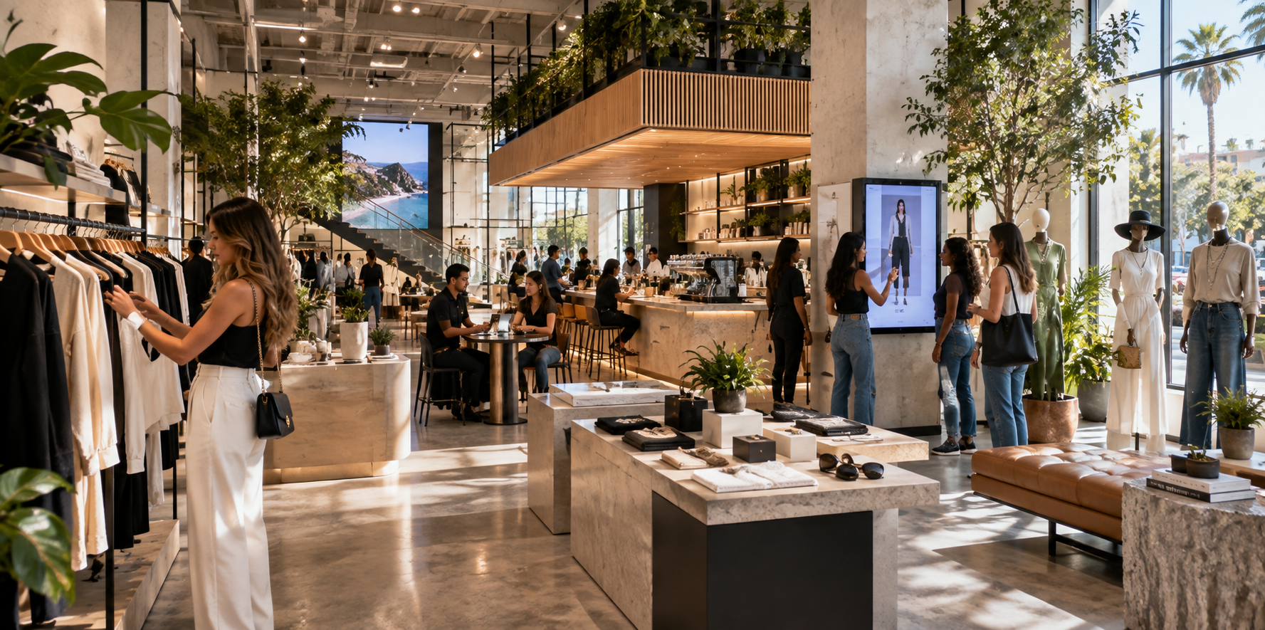 Experiential shopping store in Los Angeles