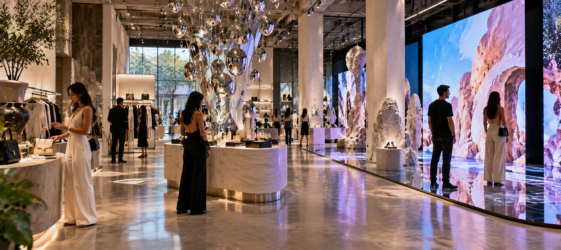 Immersive retail experience at Los Angeles concept store